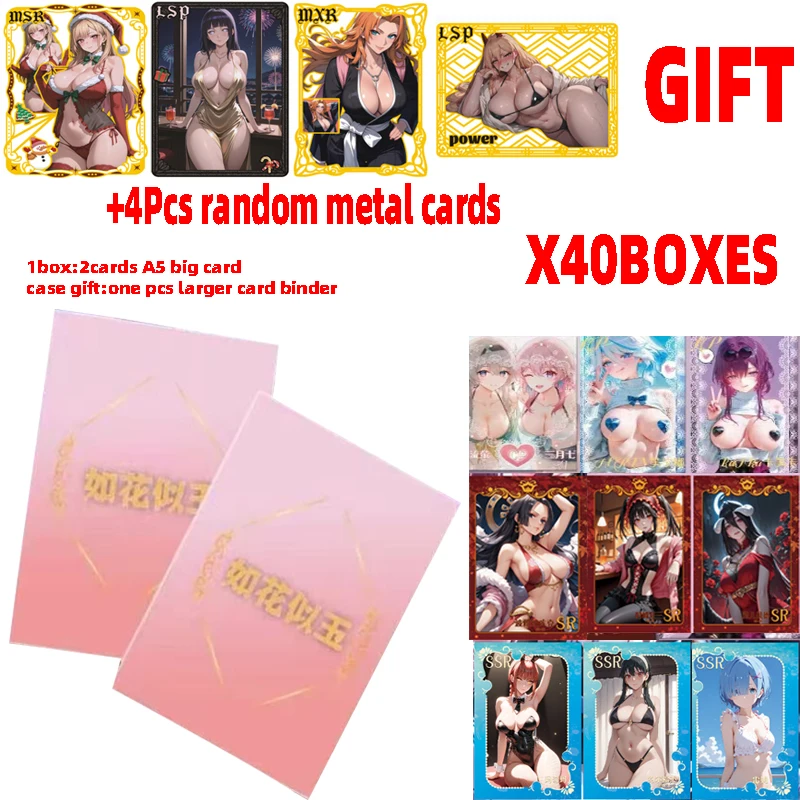 2025 Wholesale 40boxes  Goddess Story  Changyin Card Club-Beautiful A5 Card  Girl Waifu Swimsuit Booster Box Habbies Gift