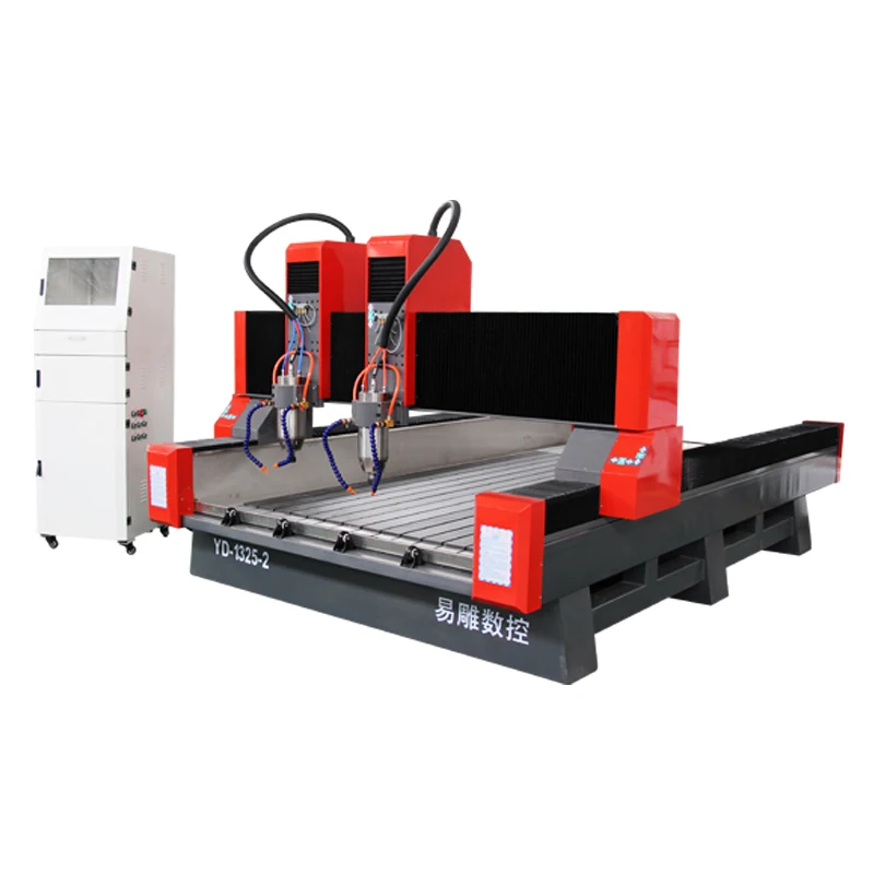 1325/1530 Double Heads Marble Cutting Machine/Stone Engraving Machine 3d CNC Milling Machine