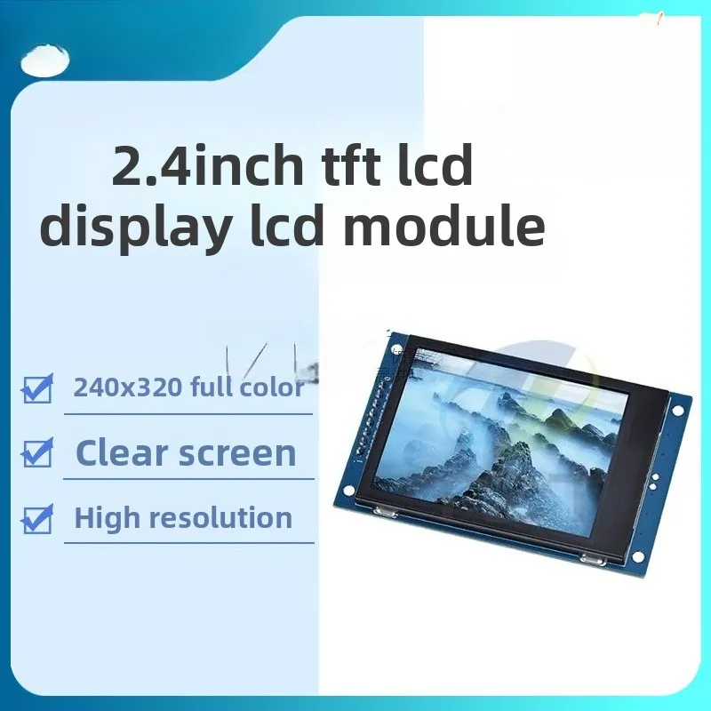 2.4-inch TFT LCD Display Screen 240x320 Full-color IPS Module ST7789 SPI Interface High-Definition Stable Small Screen for Elect