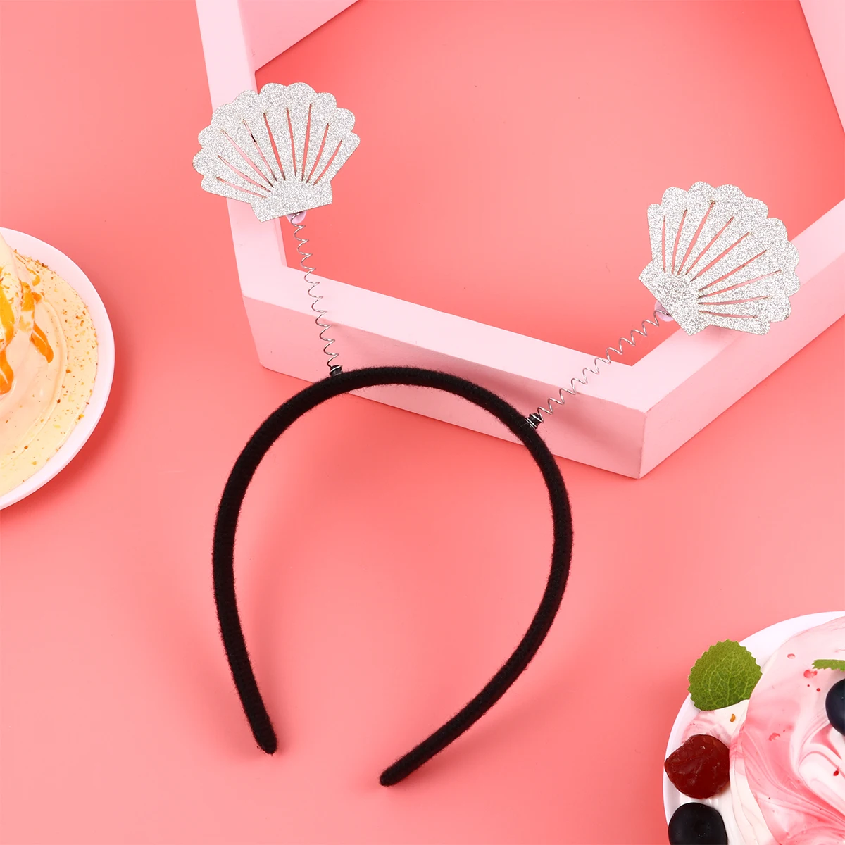 

3 Pcs Shell Hair Lightweight Headb Headdress Accessories Party Supplies Birthday Hoops Hair Tools Styling Props