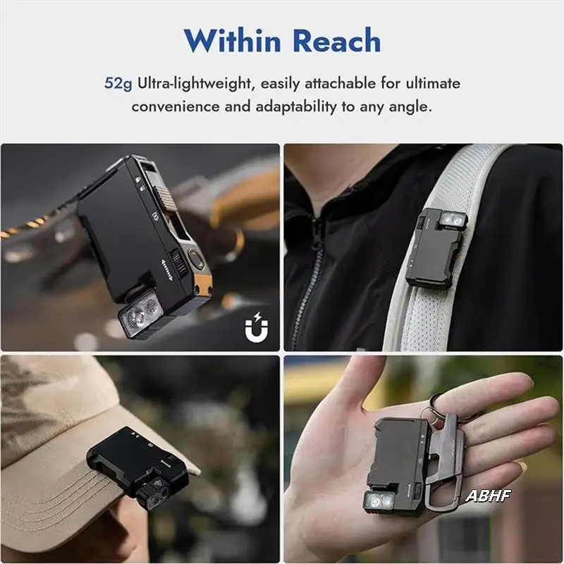 

Ultra-Lightweight Flashlight Waterproof, 180° Rotating Head Portable Pocket Light