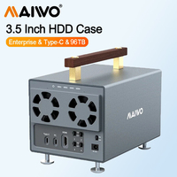 MAIWO 4 Bay Hard Drive Enclosure SATA To Type-C 10Gbps External HDD Docking for 3.5 Inch HDD/SSD Station Support 96TB Hdd ﻿