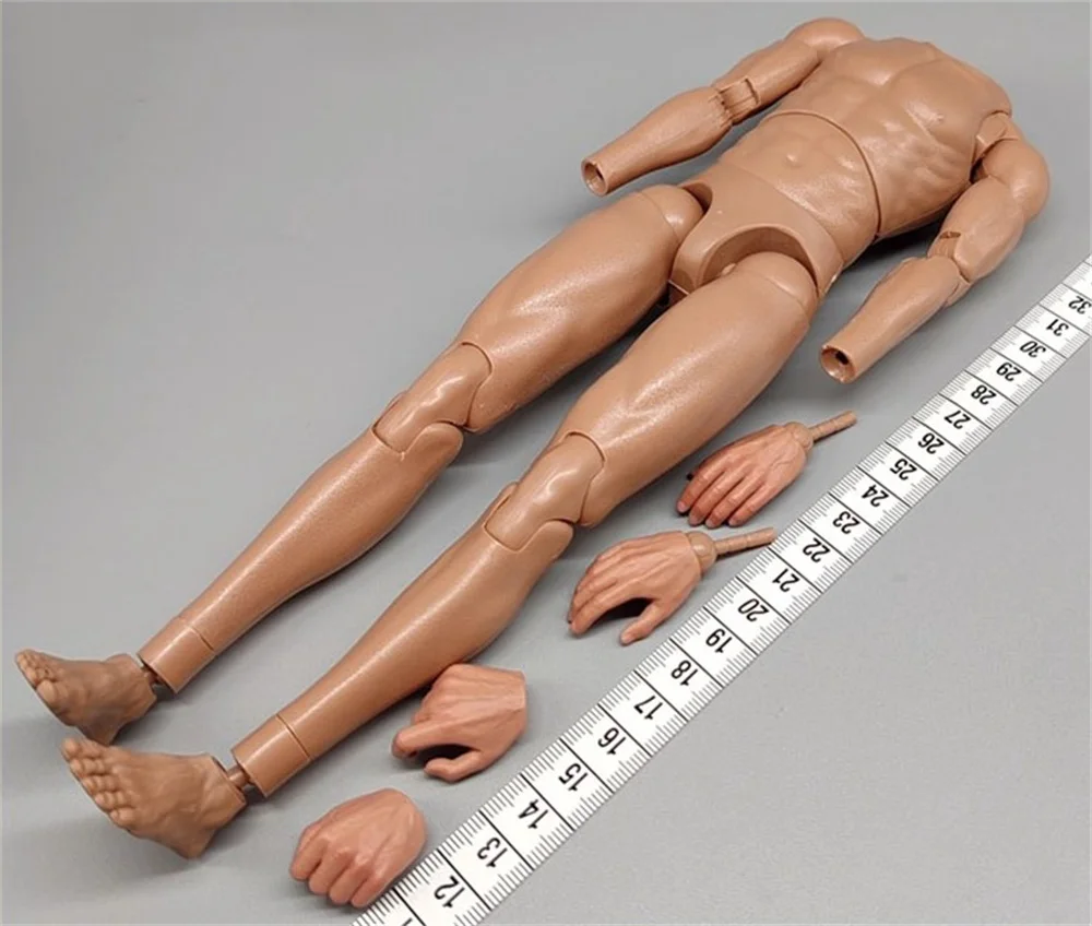 

UJINDOU UD9043 Soldier Doll Man Head Sculpture Carving with Scar PVC Material For 12" Doll Figure Collect 1/6