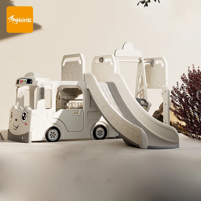 

Детская автомобильная горка, домашняя игрушечная горка и качели, небольшой комбинированный парк развлечений, детская домашняя горка для 1-летнего ребенка
