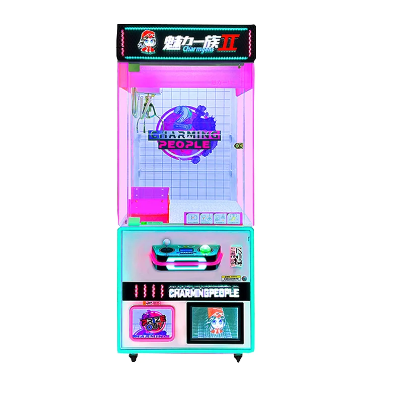 1 Player Classic entertainment style Coin Operated Crane Claw Machine Kids Dolls for Sale