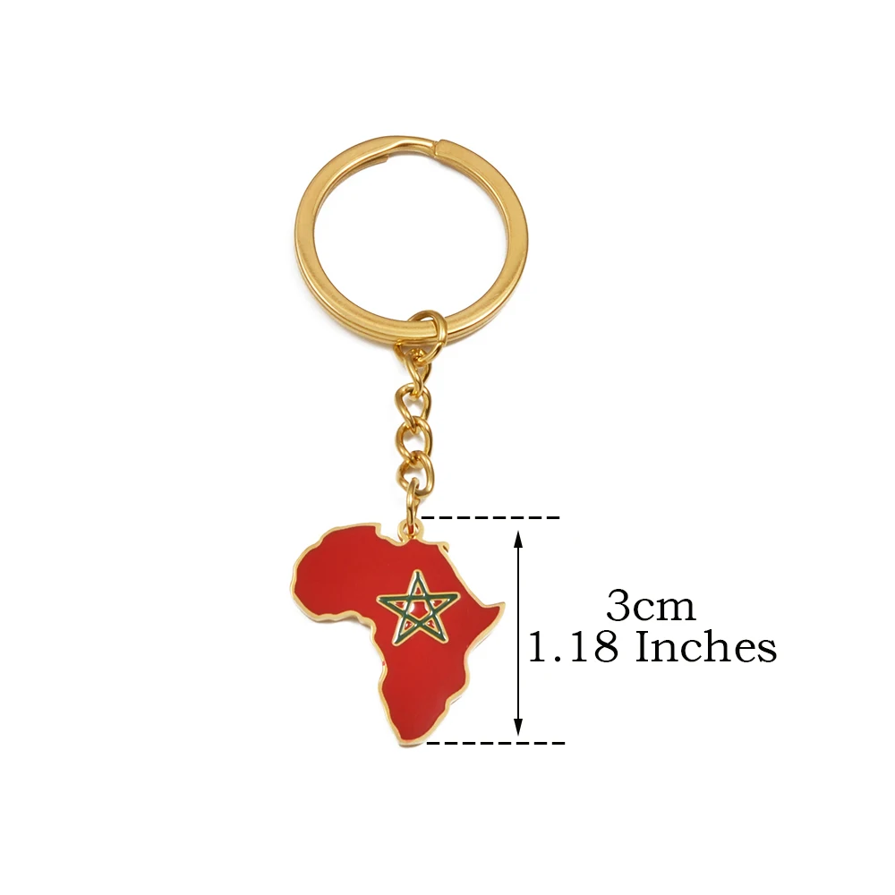 سلسلة مفاتيح خريطة أفريقية للنساء والرجال سييرا ليون نيجيريا تونس المغرب السودان بوروندي الكونغو تشاد رواندا كوت Dlvoire كيرينغ # ك0001