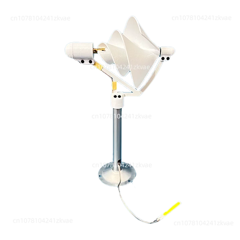 

Миниатюрная спиральная ветряная турбина в форме розы с возможностью бризкового запуска