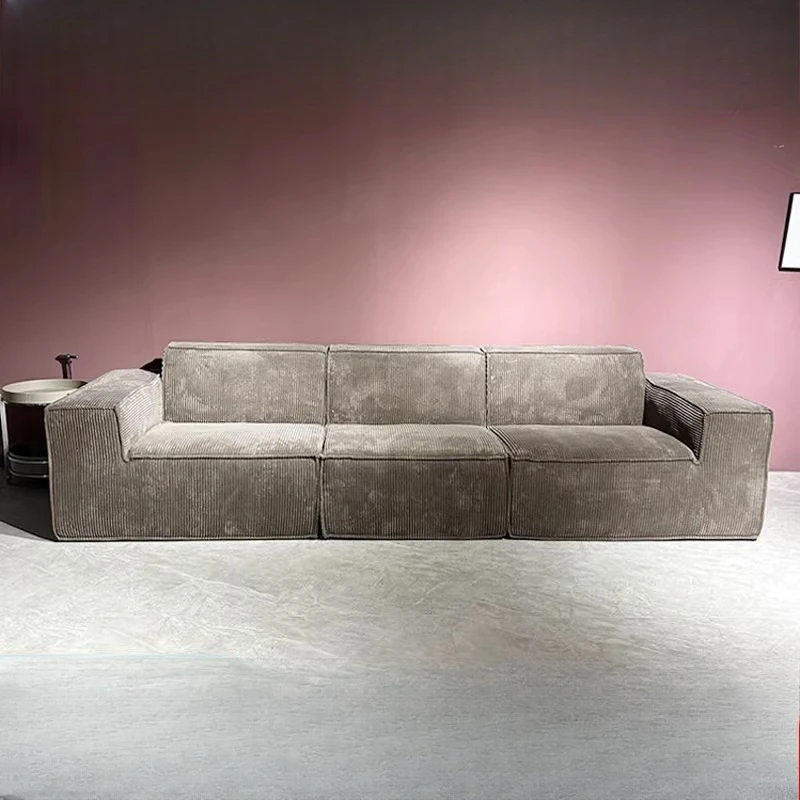 صف مستقيم ضغط أريكة 3 مقاعد صالة الحديثة الشمال أريكة استرخاء مصمم كرسي غرفة نوم الصالات أثاث غرفة المعيشة #2