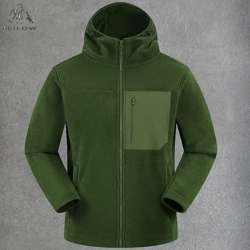 

Осень-зима, модная спортивная флисовая куртка для отдыха на открытом воздухе, мужская теплая куртка с воротником-стойкой, ветрозащитный флисовый кардиган с капюшоном, свитер