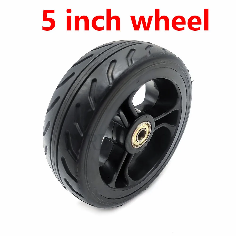 Electric Scooter 5 Inch Solid Tyre Wheel 5x2 Explosion Proof Solid Tire for Jackhot Carbon Fiber Scooter Fastwheel F0