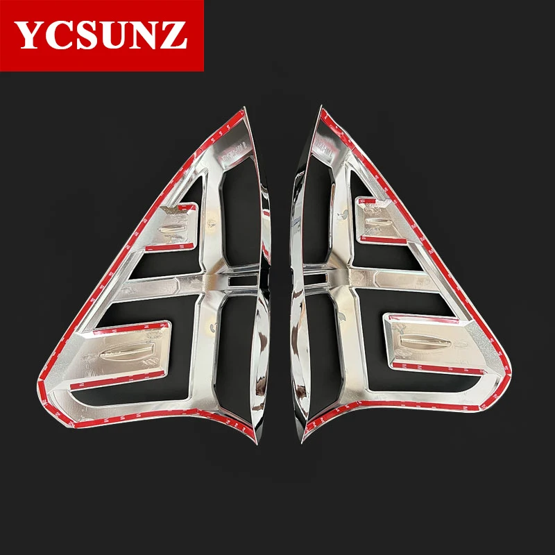 ABS Tail Lights Cover Protector For Toyota Hilux Revo Rocco 2016 2017 2018 2019 2020 2021 4X2 Car Exterior Accessories