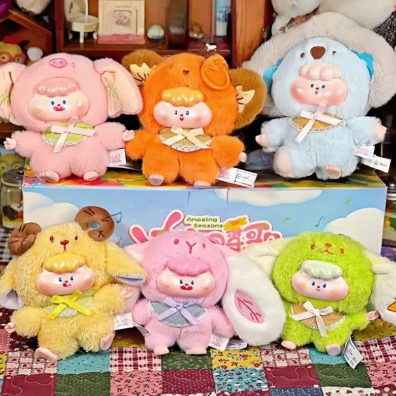 

Подлинная Dimei Wonderful Four Seasons Song кулон-сюрприз плюшевая глухая коробка креативный милый орнамент девушка сердце прилив игровой орнамент