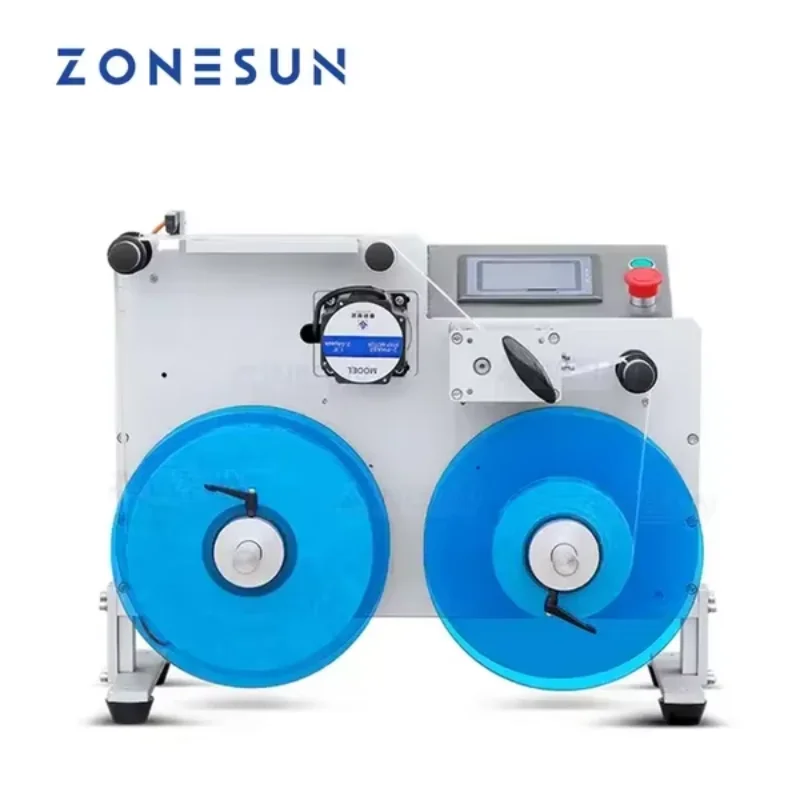 ZONESUN ZSRW2 Automatic Label Rewinding Machine Rolling Label Equipment
