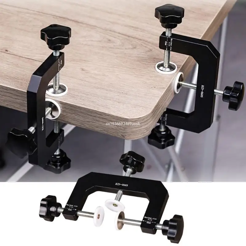 Durability C Clamp, Reinforced Steel Screw Clamp, Woodworking Clamp Table Clamp for Bedroom and Kitchen Shelves Holder