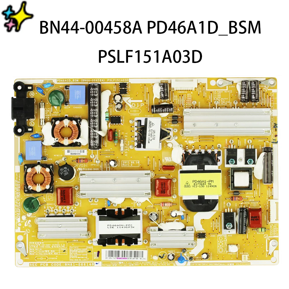 BN44-00458A PD46A1D_BSM PSLF151A03D Power Supply Board/LED is for UE40D5560R UA40D6000SJ UE46D6100SKXXU UE32D6100SPXZT UE32D6100