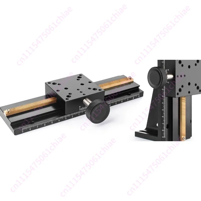 Manual Lifting Guide Precision Rack Position Shifting Shaft Dovetail Groove Fine  Platform Module Slide Slide Translation Slide