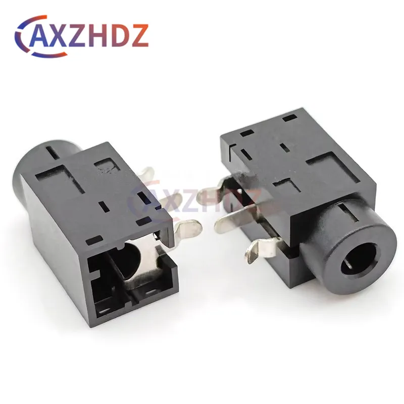 

10PCS PJ-316 3.5mm 3Pin Female Socket Headphone Jack Audio Video Terminals Connector DIP PJ316 Black PCB Mount 0.5A DC 30V