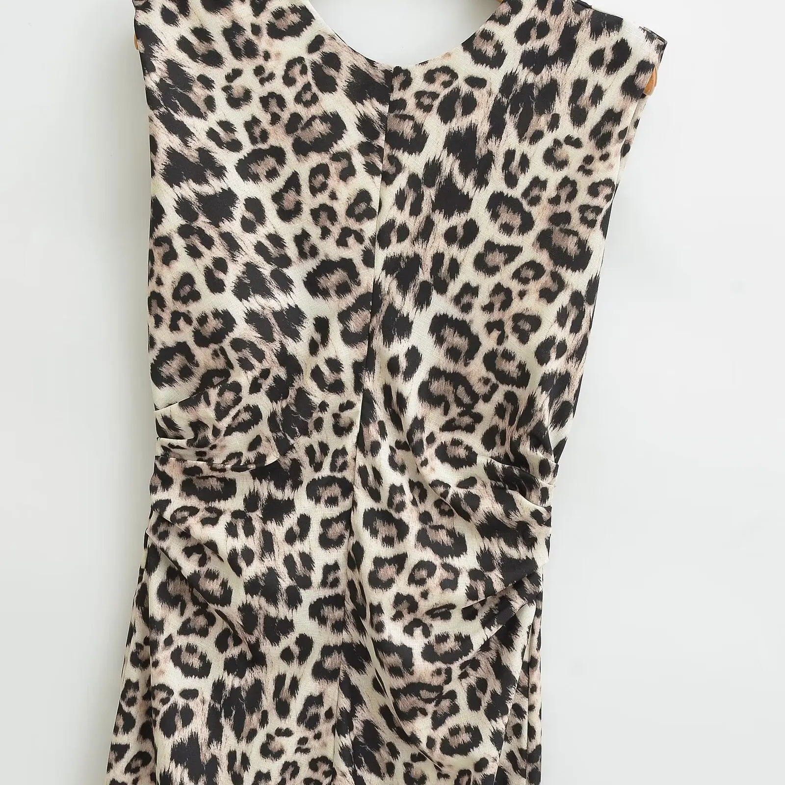 JNLEAOG Primavera Nuovo Sle Donna Faion Vita Pieghettata Midi Dr Francese Sle Raccolta Vita Poliestere Estate Casual Dr