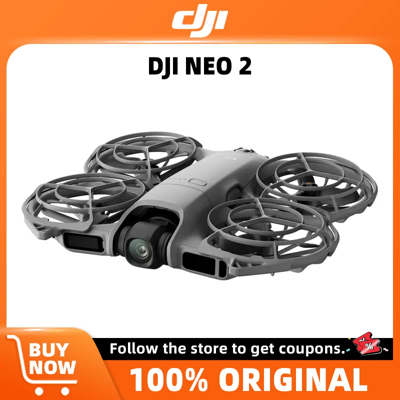 DJI NEO 2 Follow Me Camera Drone 4K تصوير عالي الجودة أسرع، تتبع أكثر سلاسة مع ActiveTrack الأصلي في المخزون #1