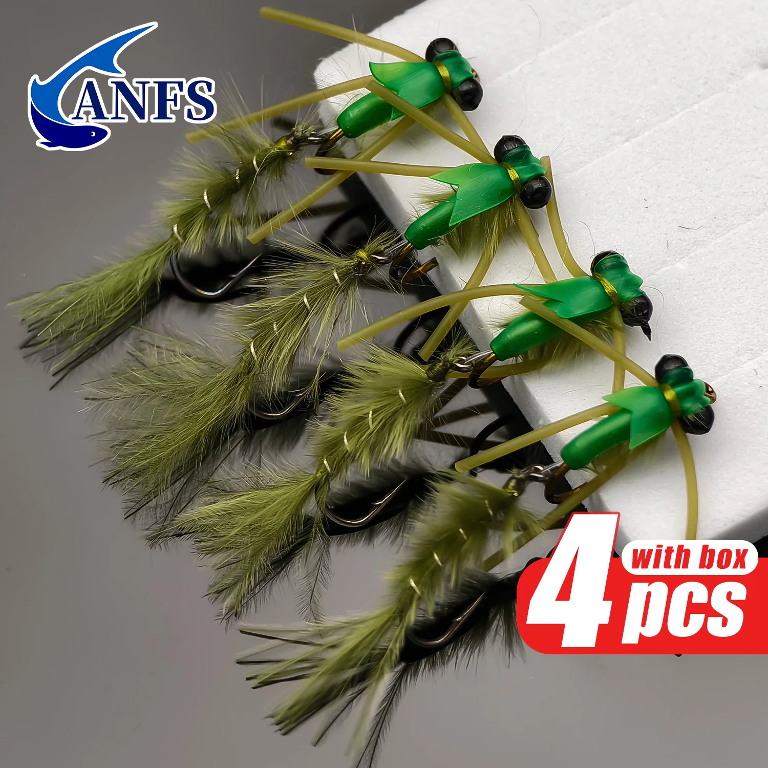 Anfs 4Pcs Damselfly…