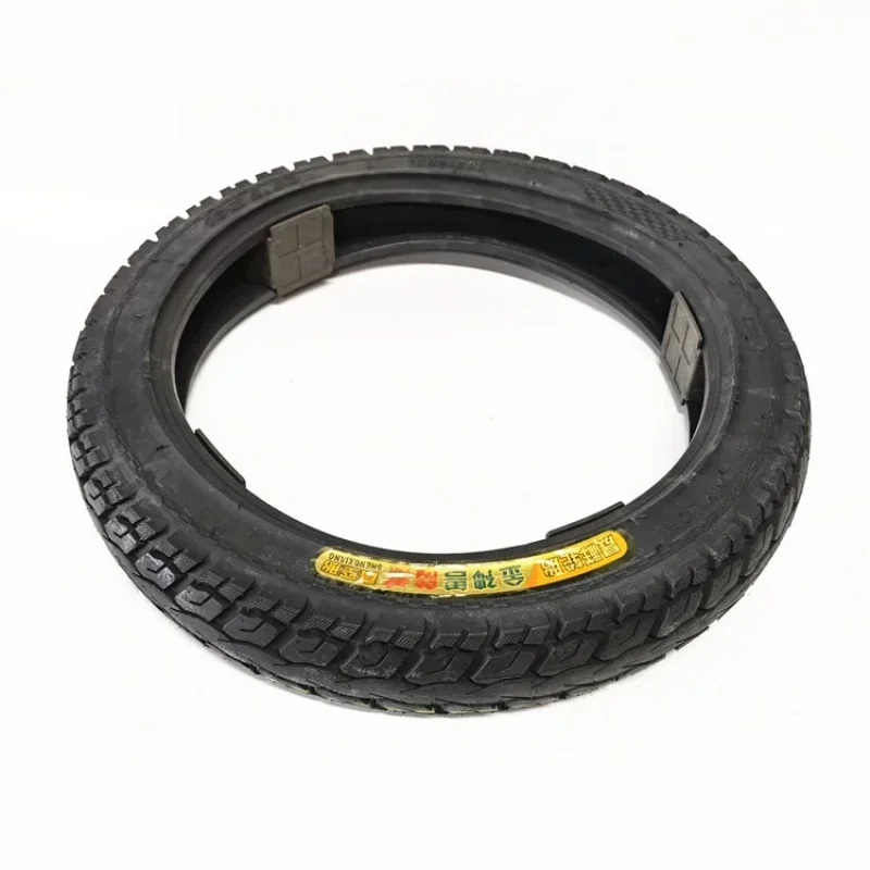 (Pack of 1)16 Inch Battery Car Tire 16x2.50 2.50-12 Thickened Explosion-Proof Stab-Resistant Vacuum Tire