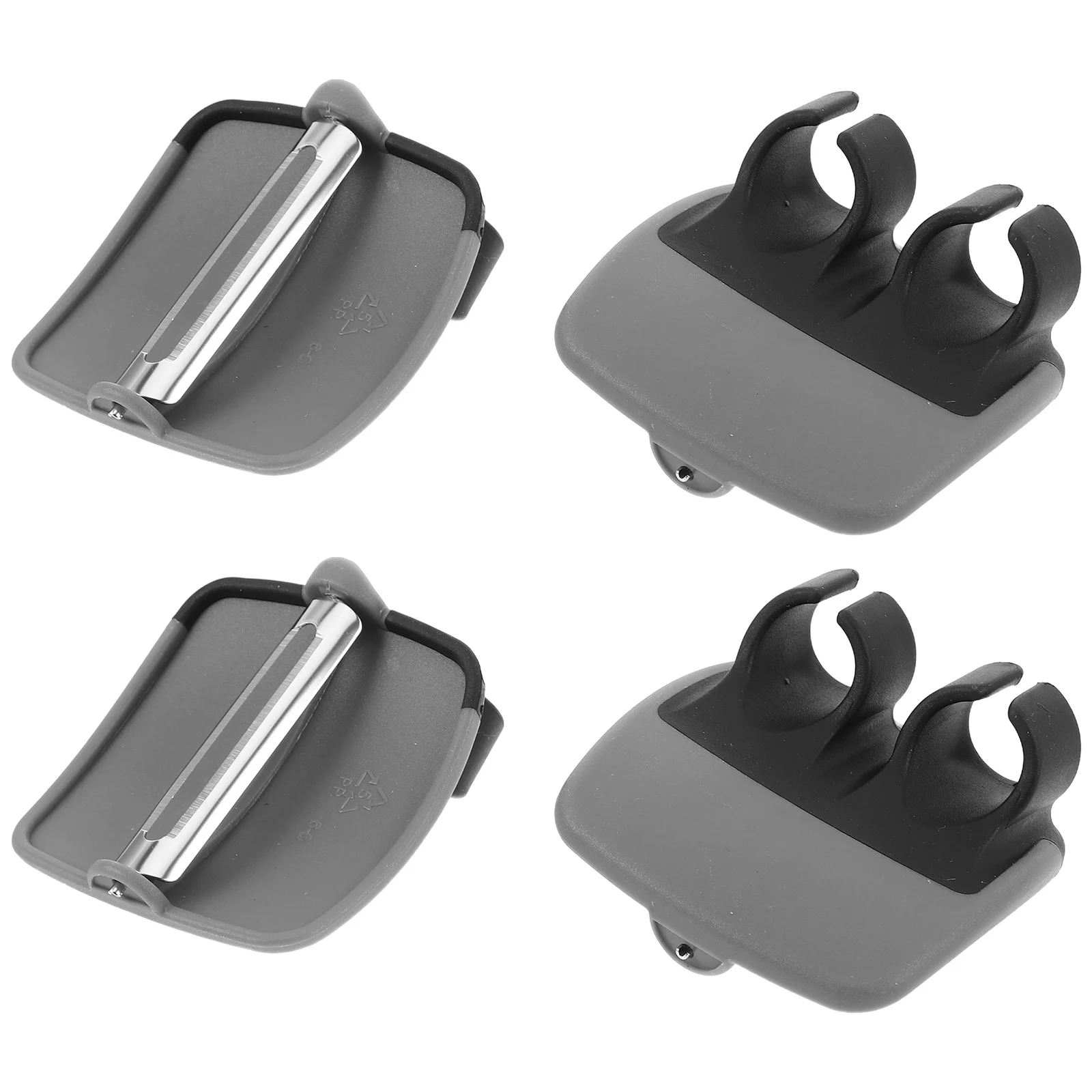 

4Pcs Potato Shaver Non-Slip Handle Multi-Purpose Kitchen Tool for Carrots Cucumbers Efficient Food Prep Finger Vegetable