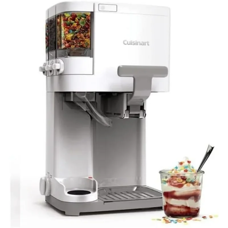 Soft Serve Ice Cream Machine- Mix It In Ice Cream Maker for Frozen Yogurt, Sorbet, Gelato, Drinks 1.5 Quart