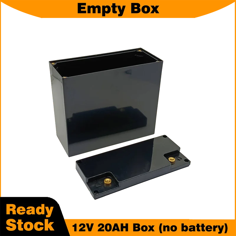 12V 20AH Battery Box Empty for 18650 21700 32650 Pack with M5 Brass Poles DIY Empty Case Repair Replacement Parts