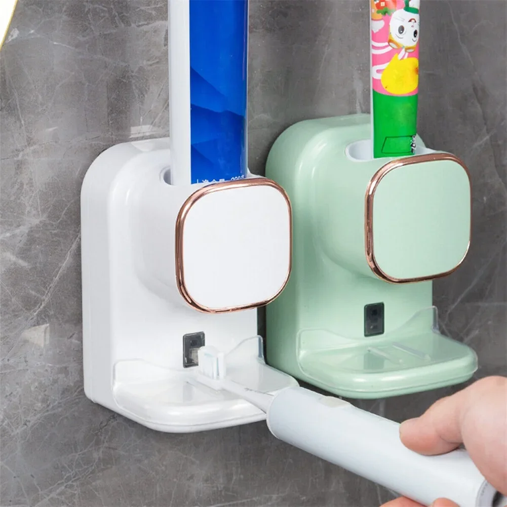 3 Mode Toothpaste Dispenser Automatic Sensor Electric Wall Mounted Tooth Paste Squeezer USB Removable Bathroom Accessories