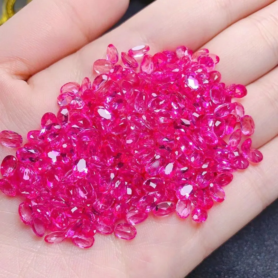 Bulk Powder Topaz Rough Stones of 4*6mm Can Be Used for Making Bracelets Earrings or DIY Jewelry