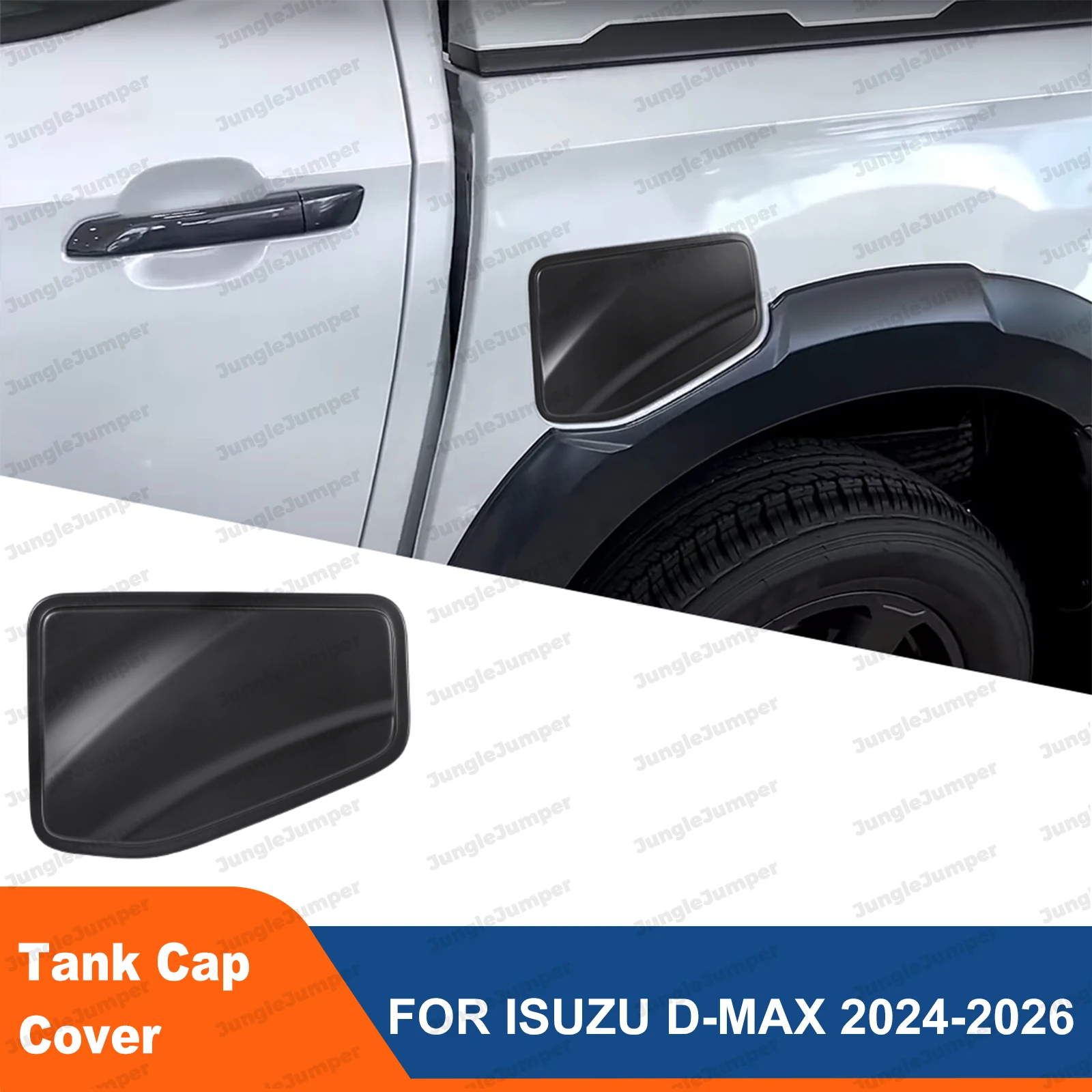 

Fuel Tank Cover Trim Gas Oil Cap For Isuzu D-max Dmax 2024-2026 Matte Black ABS Decoration Car Styling Accessories