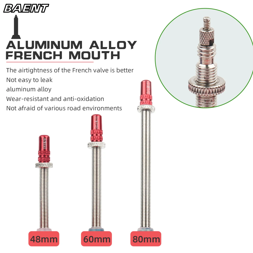 Baent-Chambre à air en TPU pour vélo, 29 pouces, 27.5 pouces, 26 pouces, 48mm, assujetfrançaise, pièces de vélo, 1.26-1.75, 1.9-2.7