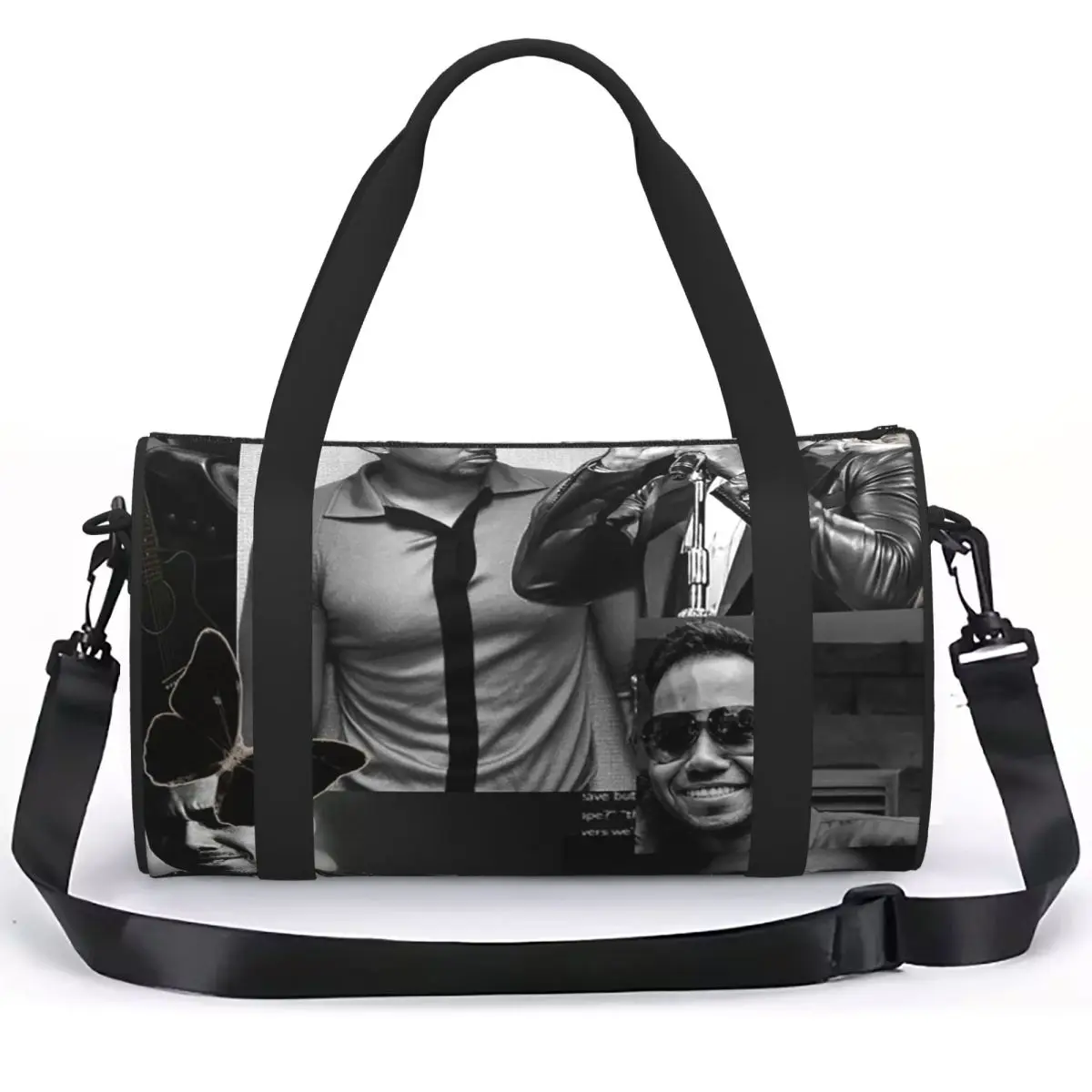 Latin Singer Romeo Santos Luggage Bag Large Capacity Duffle Tote Bag Handbags Gym Bags Fitness Bag for Boys Girls