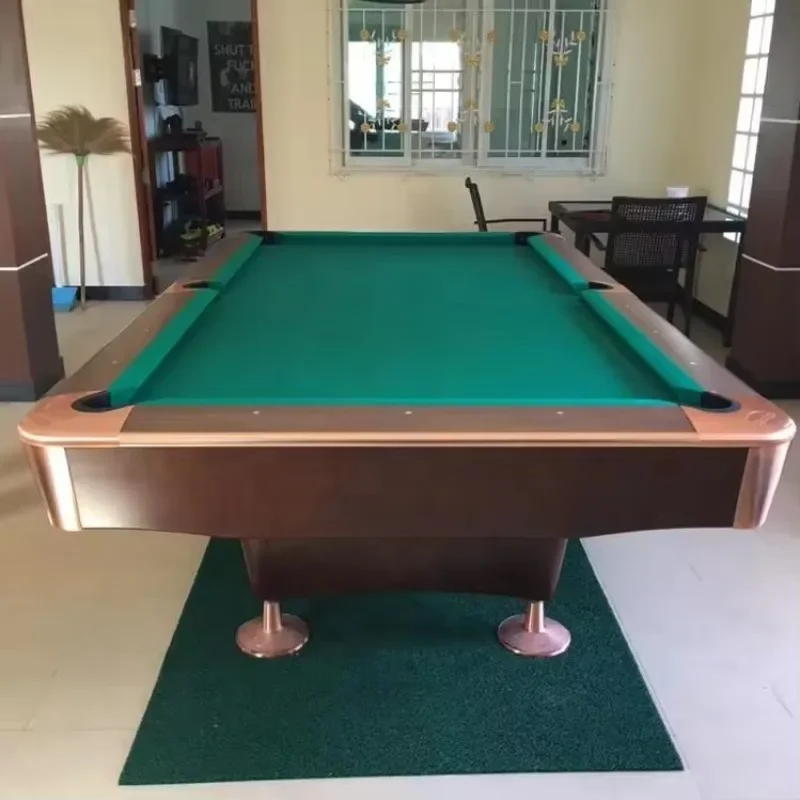 High-end customized billiard table automatic return system 7ft 8ft 9ft solid wood pool table