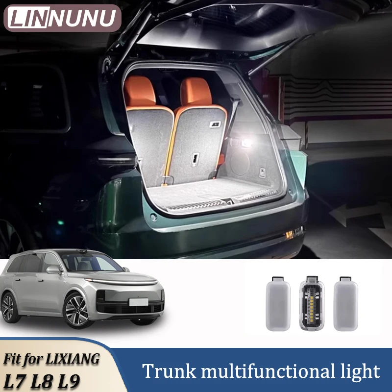 Linnunu Fit for Lixiang L6 L7 L8 L9 Car Decoration Supplies Car Trunk Lights Multi-Functional Tailgate Side Lighting Car Camping Style Lights Car Interior Modification Supplies Accessories