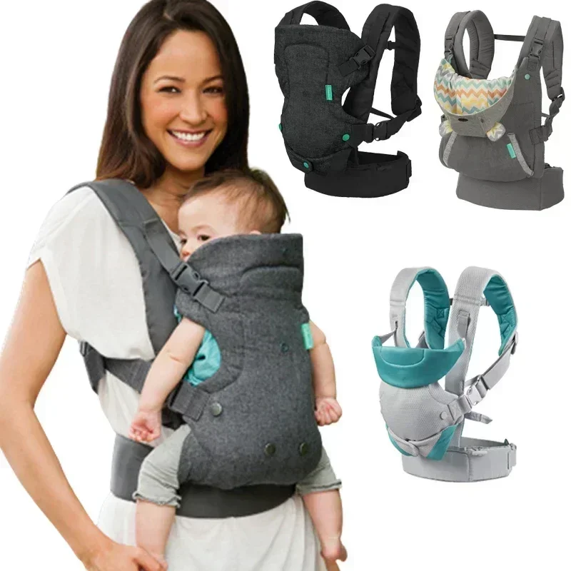 Advanced 4-in-1 Baby Carrier Strap Multifunctional Convertible And Washable Ergonomic Lumbar Stool Baby Carrier Strap