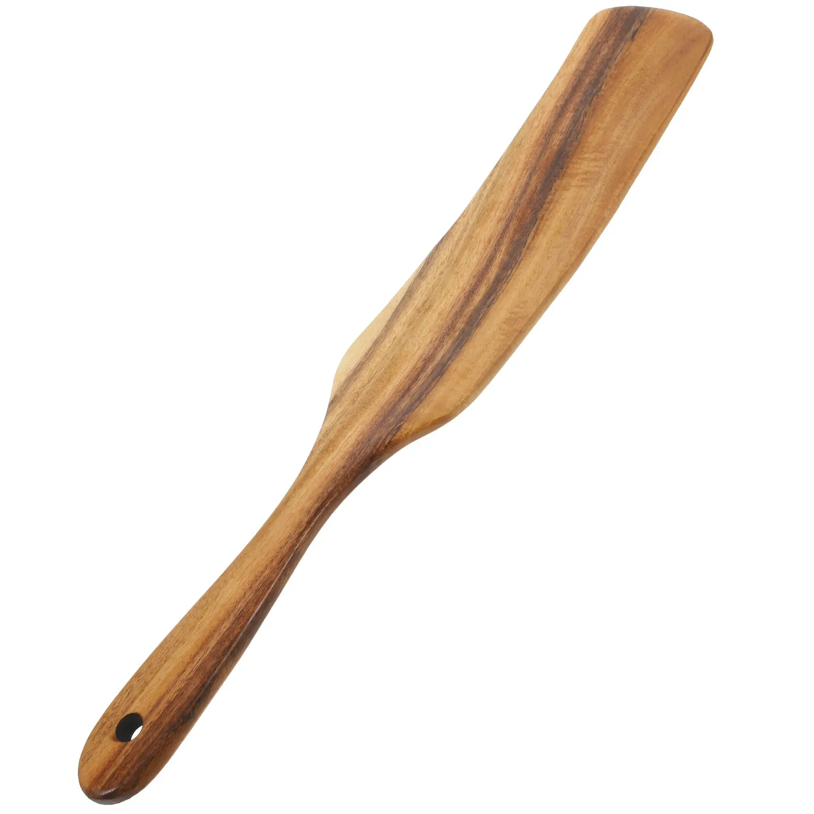 Long Handle Cooking Spatula Wooden Turner Non Stick Heat Resistant Multifunction Kitchen Cooking Tool Wood Turner