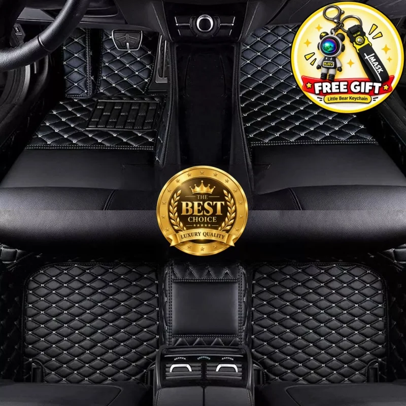 Custom Fit Car Floor Mats for Audi RS4 Convertible B7/8HE 2006–2008 Waterproof All-Weather Full Coverage Liners Car Accessories