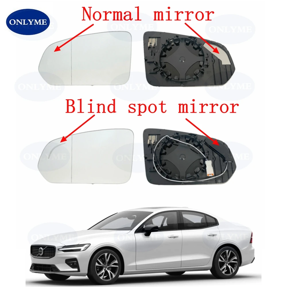 

Автомобильное широкоугольное зеркало с подогревом для слепых зон для Volvo S60 V60 S90 V90 2017 2018 2019 2020 2021 2022 2023 2024 2025