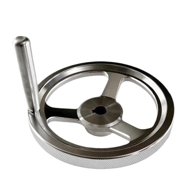 Stainless Steel with Keyway Handwheel Machine Tool Knurled Handwheel Machine Hand Wheel CNC Handwheel