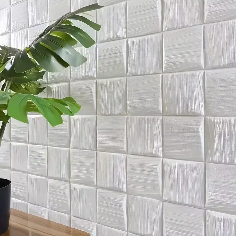 

Decorative waterproof and moisture-proof 35 * 35cm self-adhesive wall sticker for bedroom kitchen living room background