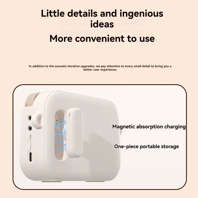 

ABAC-лавалерный микрофон, интеллектуальное шумоподавление, магнитный для руководства, обучения учителю, специальный белый