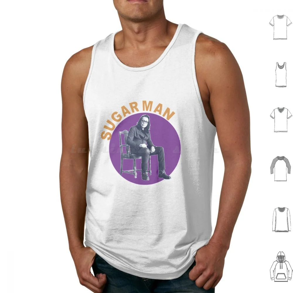 Sugar Man Sixto Rodriguez Tank Tops Print Cotton