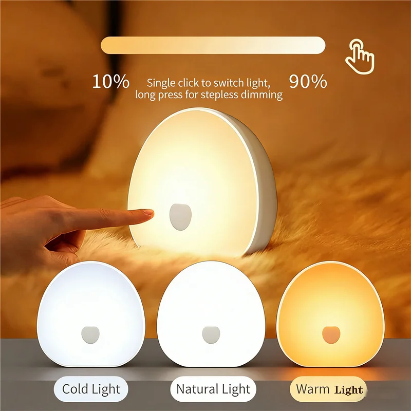White Noise Sleep Machine With 10 Natural Smoothing Sounds Touchable RGB Night Light Relaxing Charging Sleep Lamp For Baby Adult