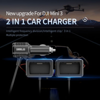 Car Charger For DJI Mini 4 Pro Drone Accessory Battery Remote Control Charging Hub USB Port Power Adapter For DJI Mini 3 Pro