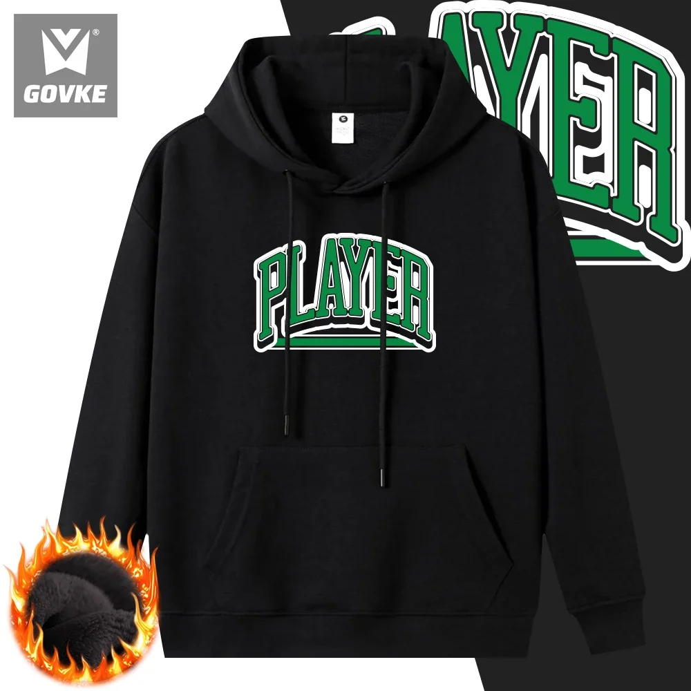 Playea Hiphop Autumn and Winter New Style Printed Hoodie Individuality Men's Hoodies Wearing Type Polyester Hoodie