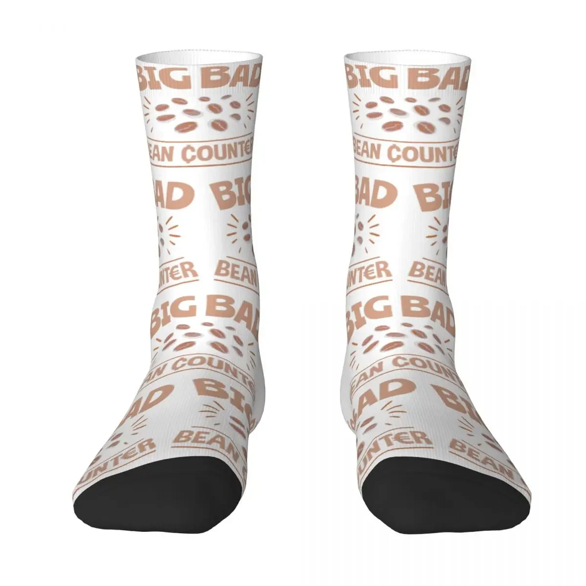 Big Bad Bean Counter Socks Harajuku Sweat Absorbing Stockings All Season Long Socks Accessories for Man's Woman's Gifts