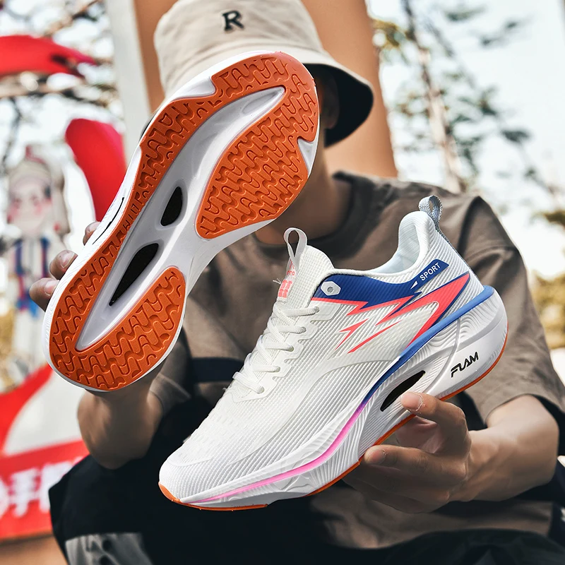 

Мужская обувь. Дышащая универсальная сетчатая обувь. Спортивная обувь с карбоновой пластиной. Мужские универсальные износостойкие кроссовки для мужчин.