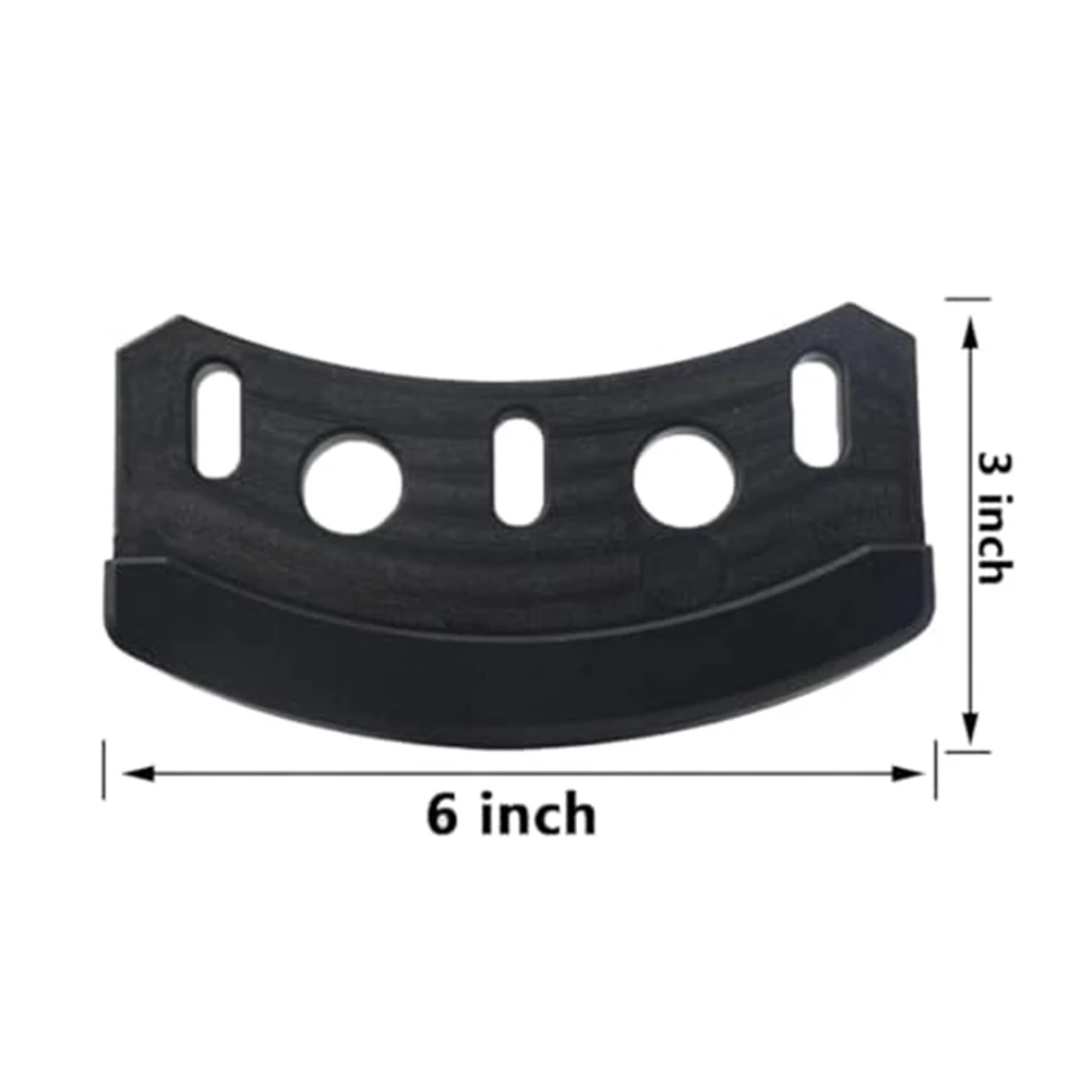 Set of Two Composite Skid Shoes M135188 Fits For 42 44 46 47 Inch Snow Blowers Compatible with Multiple Lawn Tractors