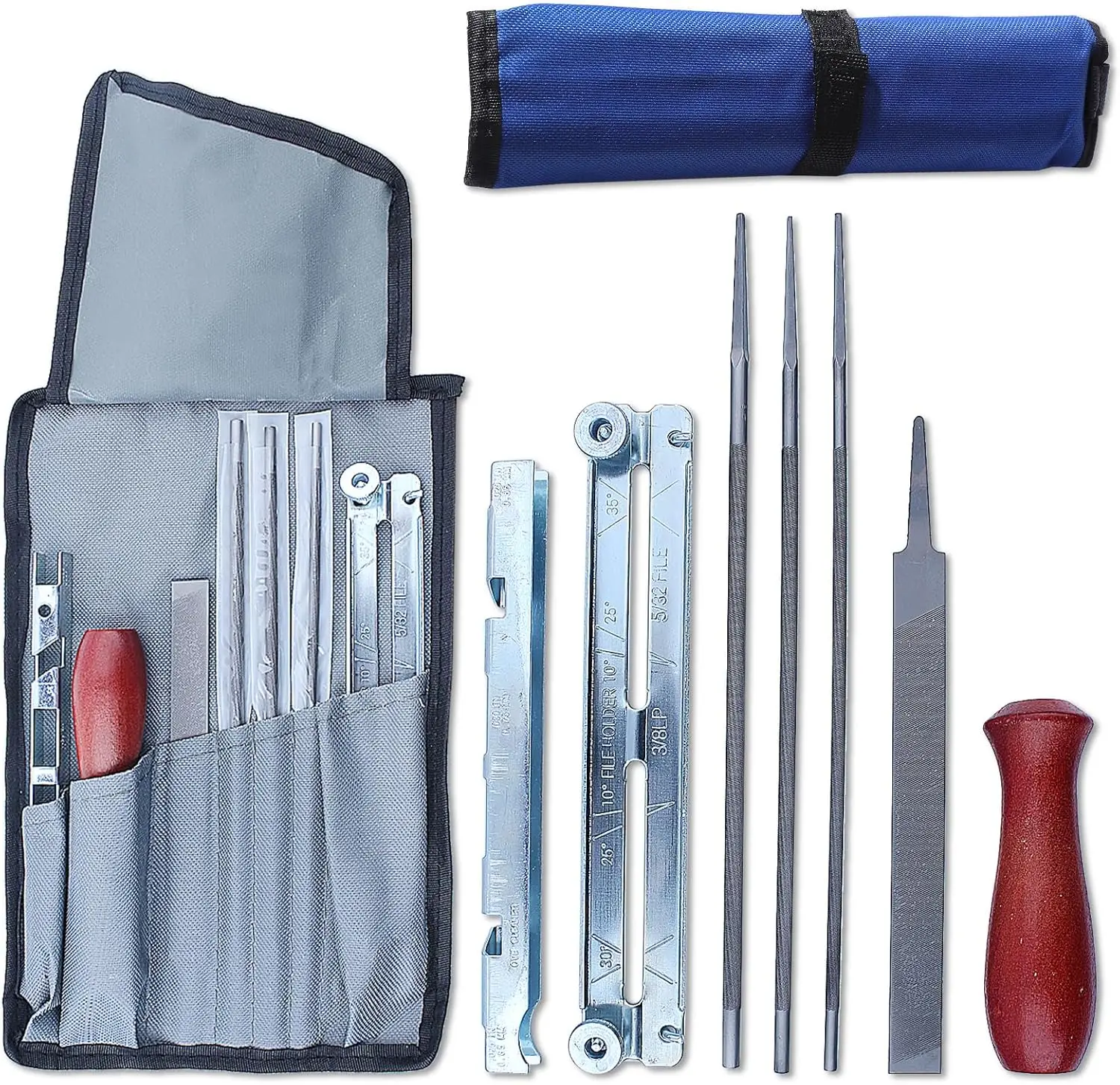 chainsaw-sharpener-file-kit-metal-file-rasp-set-with-hardwood-stain-wood-handle-6-flat-fine-tooth-file-filing-guide